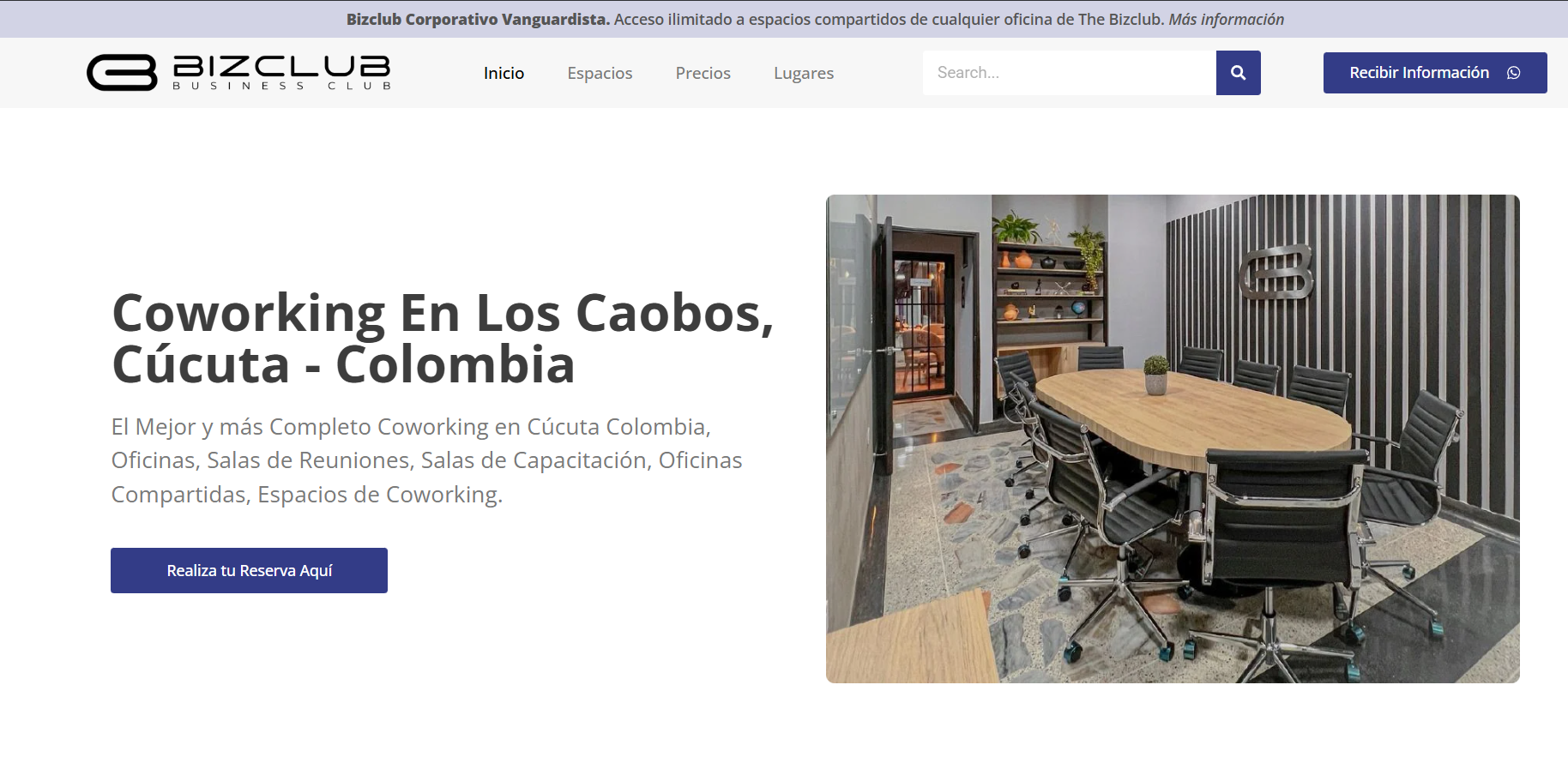 BizClub Landing Page